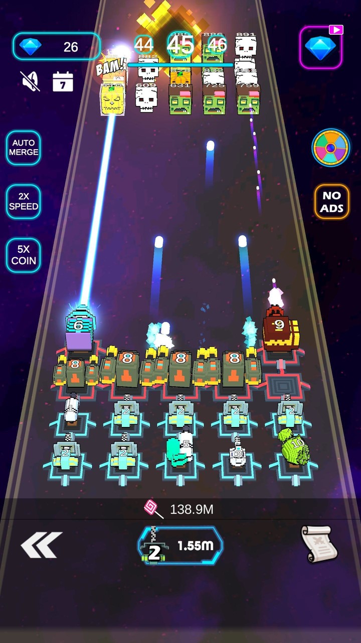 Fireline Merge Defense 3D screenshot image 4_Popularmodapk.com