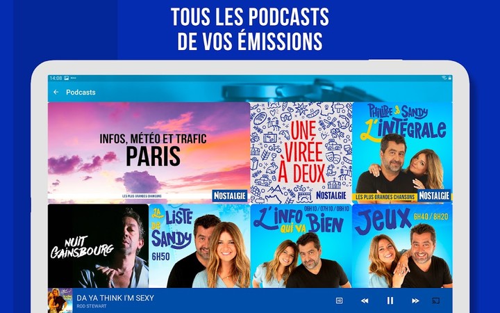 Nostalgie : Radio, Podcasts screenshot image 9_Popularmodapk.com