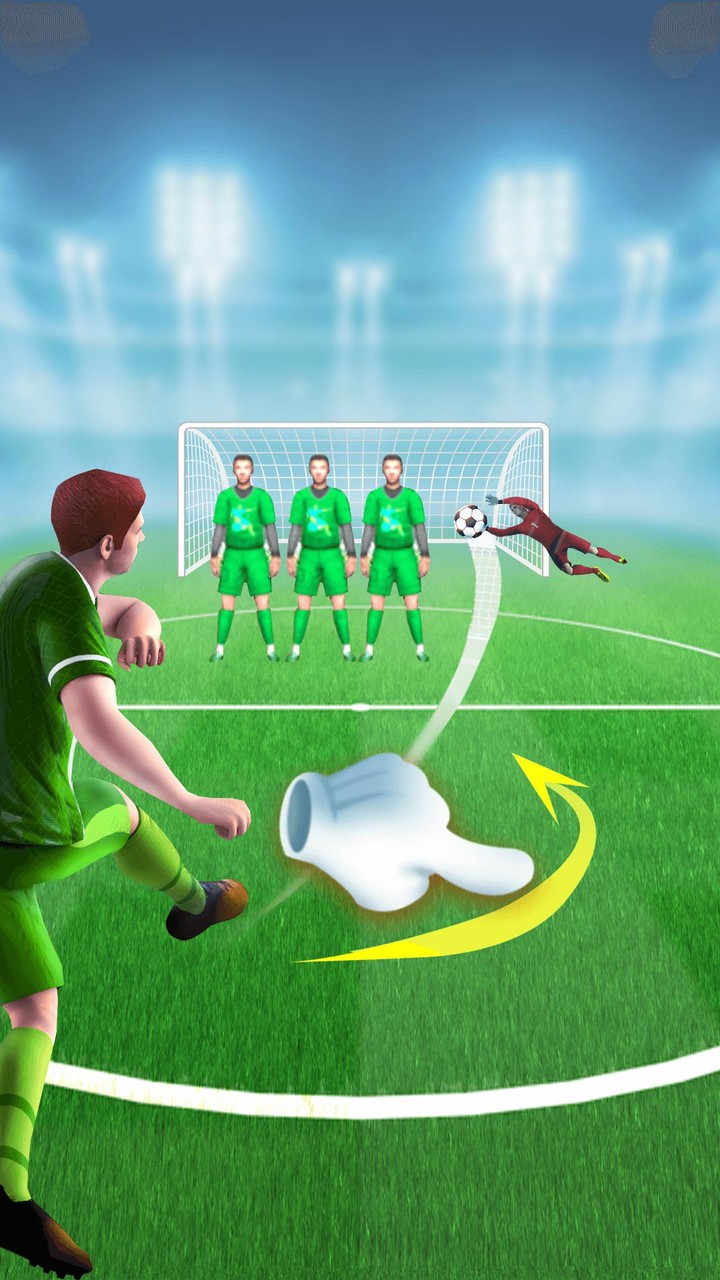 Penalty Kick-Football game screenshot image 3_Popularmodapk.com