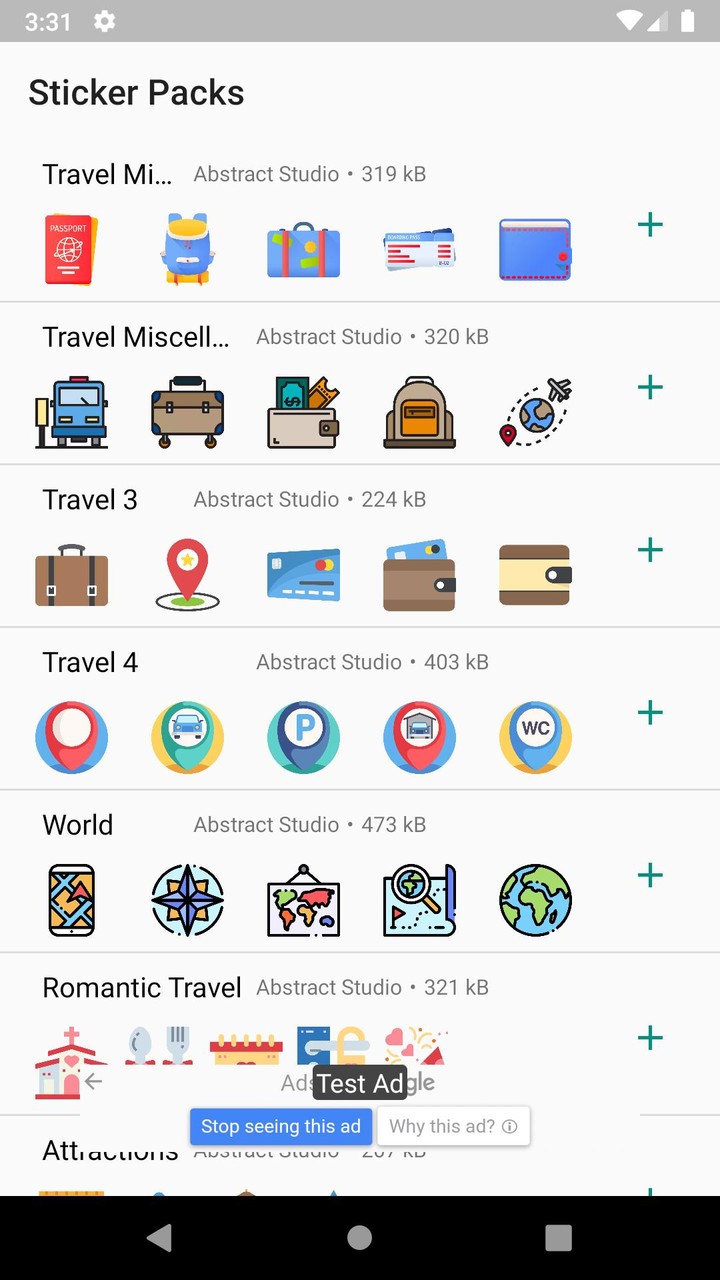 Travel Stickers screenshot image 1_Popularmodapk.com
