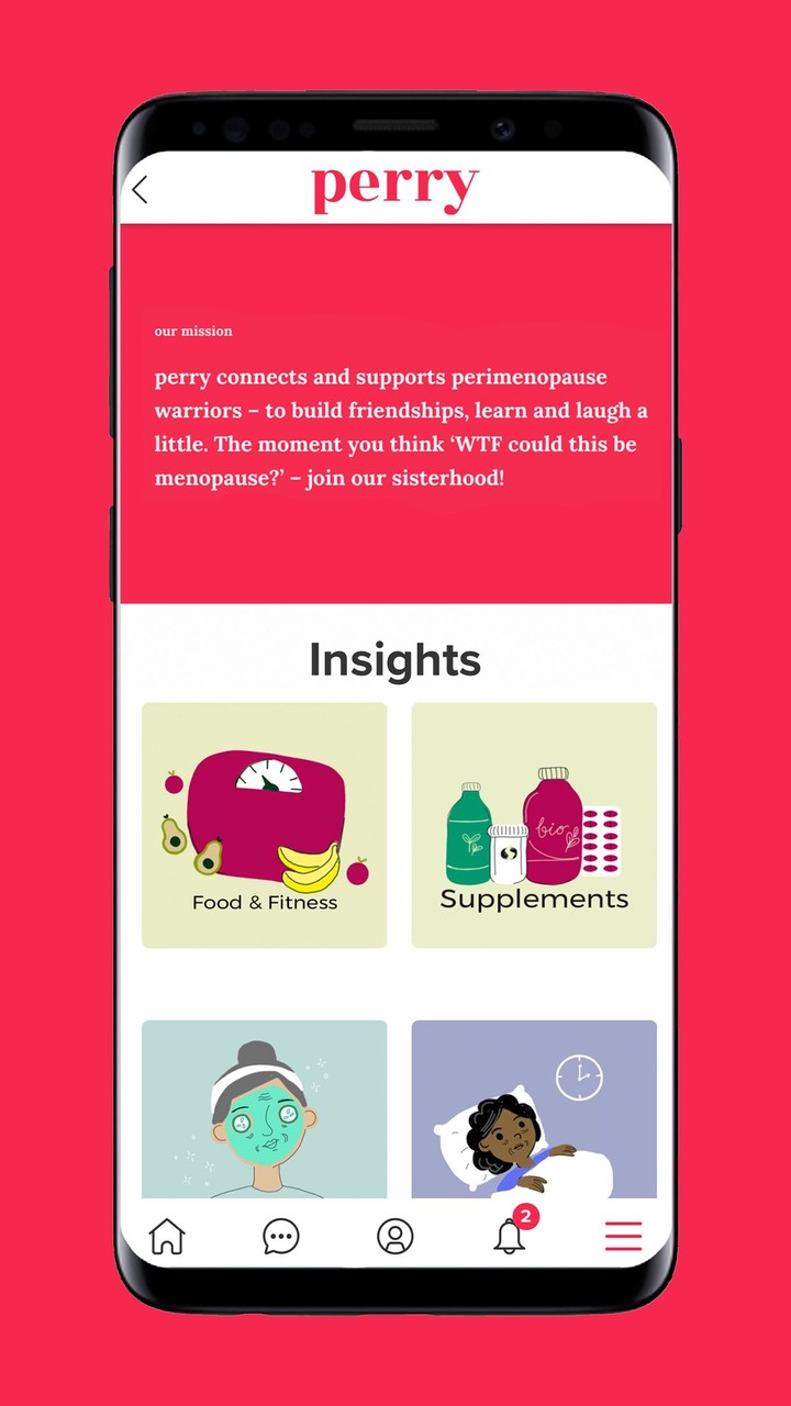 perry: Perimenopause Community screenshot image 2_Popularmodapk.com