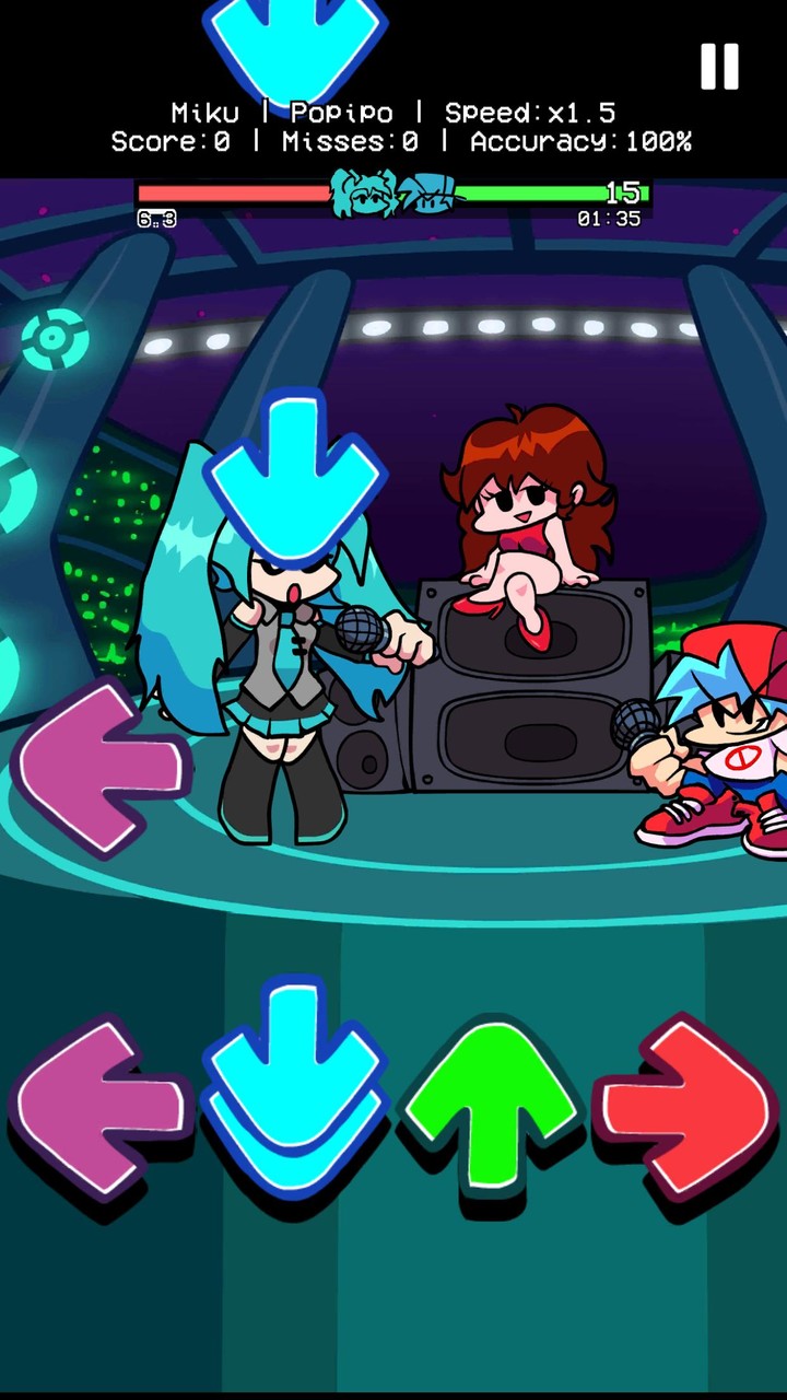 FNF Mod Miku Music Show screenshot image 1_Popularmodapk.com