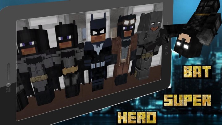 Bat Superhero Mod Skins Addon screenshot image 1_Popularmodapk.com