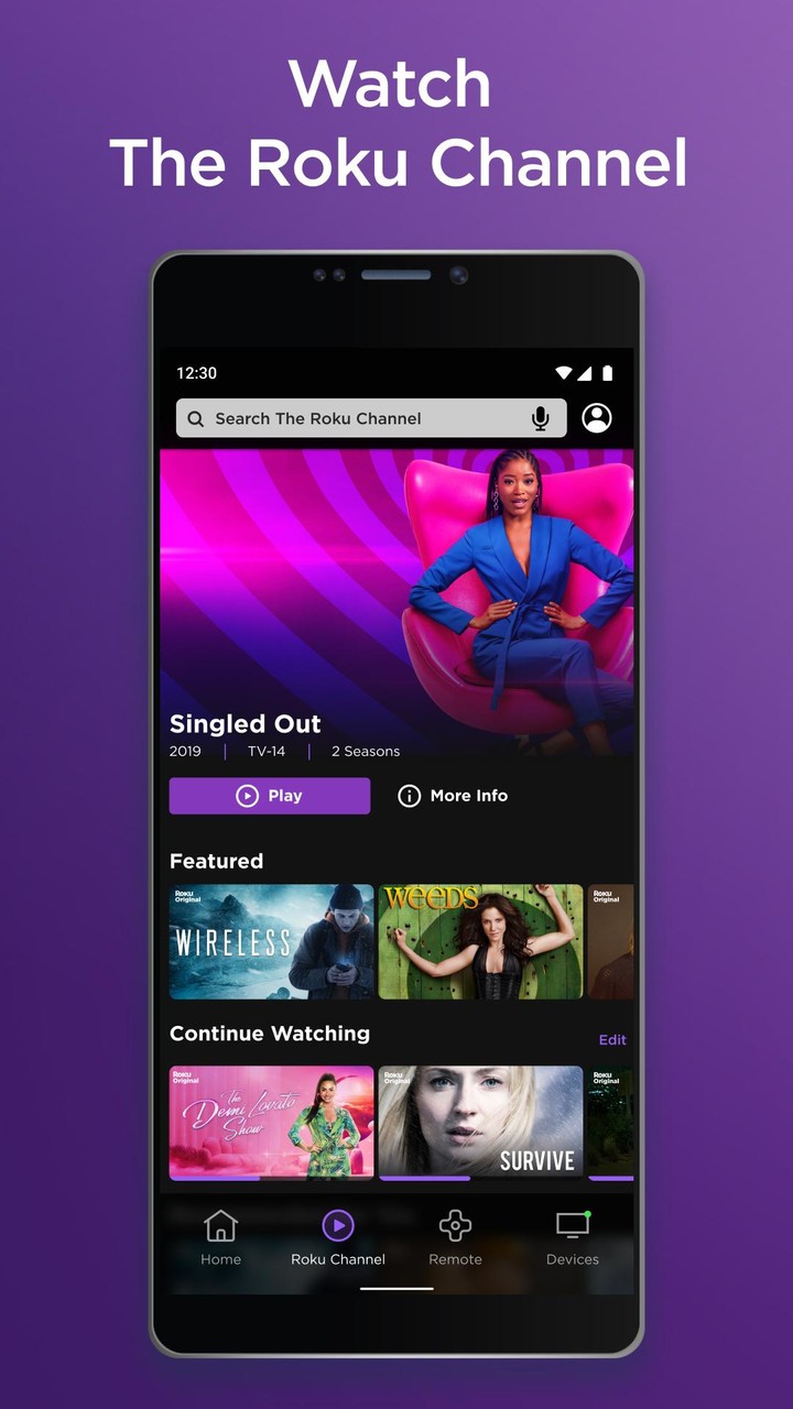 Roku - Official Remote Control screenshot image 7_Popularmodapk.com