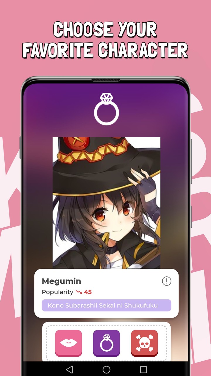 Kiss Marry Kill Anime Game screenshot image 32_Popularmodapk.com