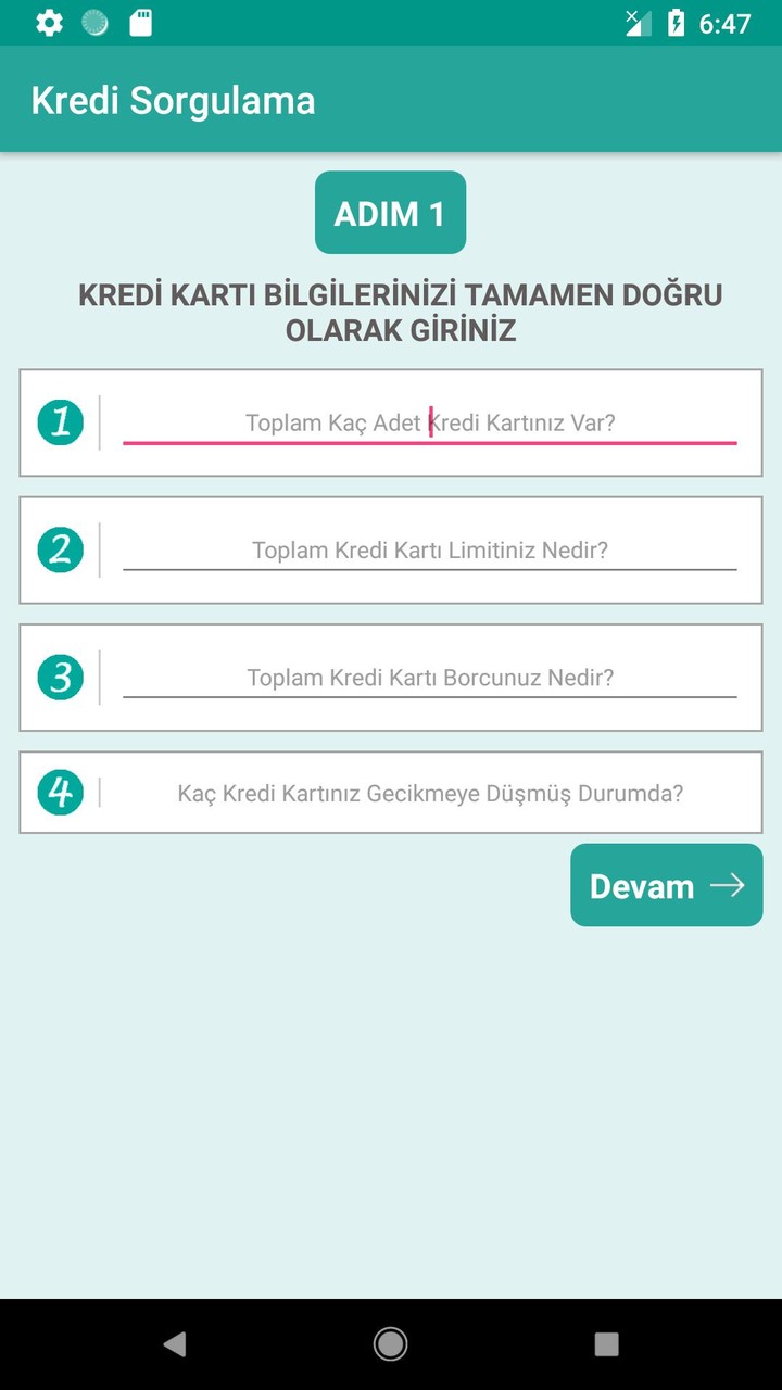 Kredi Notu Sorgulama-Ücret Yok screenshot image 14_Popularmodapk.com