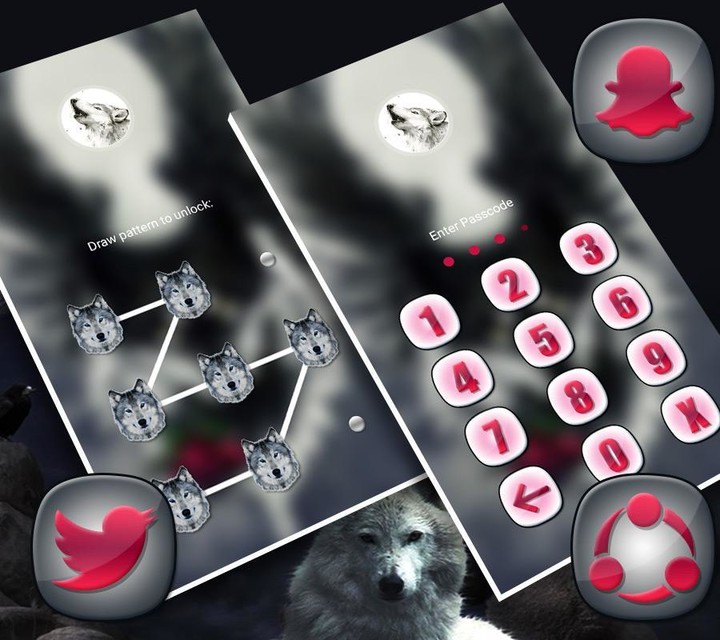 Wolf Launcher Theme screenshot image 6_Popularmodapk.com