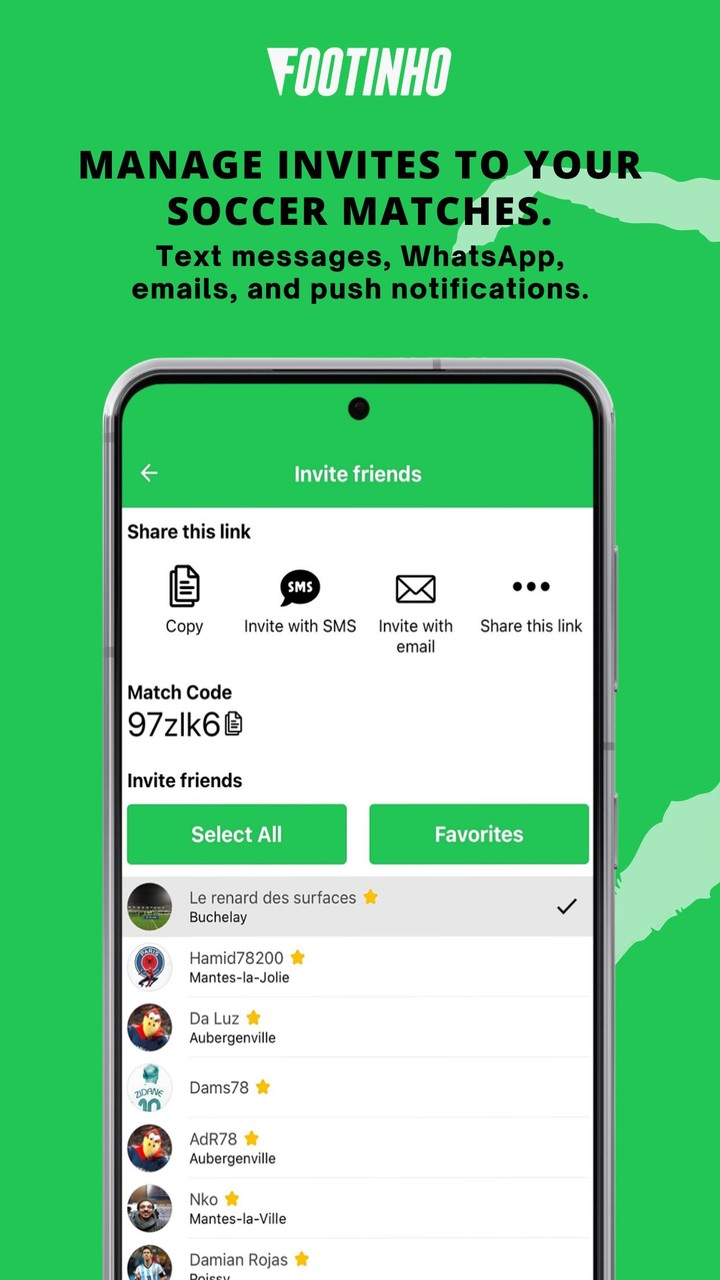 Footinho screenshot image 1_Popularmodapk.com