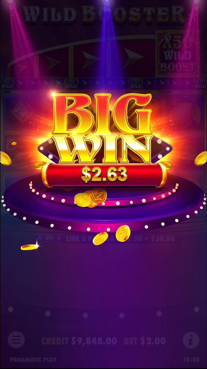 Wild Booster Slot Casino Game screenshot image 4_Popularmodapk.com