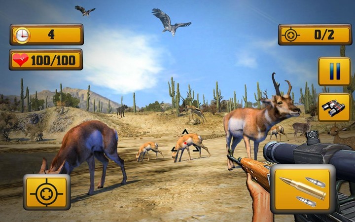 Wild Animal Shooting screenshot image 1_Popularmodapk.com