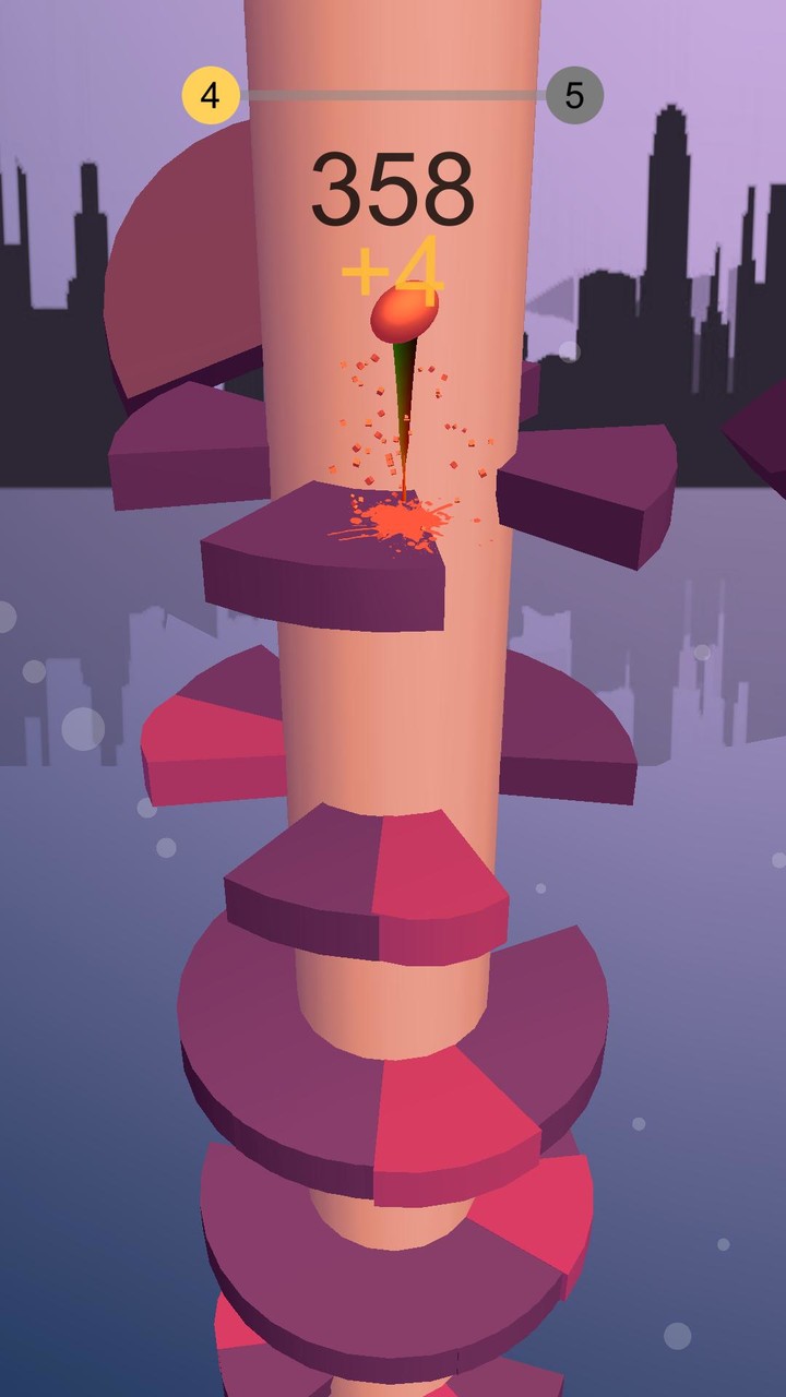 Jump Ball Fall screenshot image 1_Popularmodapk.com