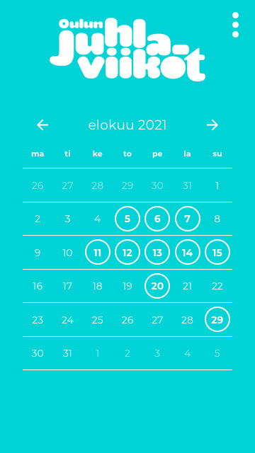 Oulun juhlaviikot screenshot image 3_Popularmodapk.com