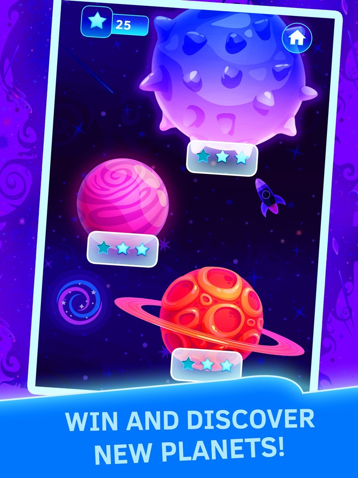 Matching game. Space monsters! screenshot image 5_Popularmodapk.com