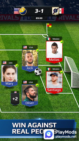 Football Rivals: Online Soccer<span>(No Ads)</span> screenshot image 3_Popularmodapk.com