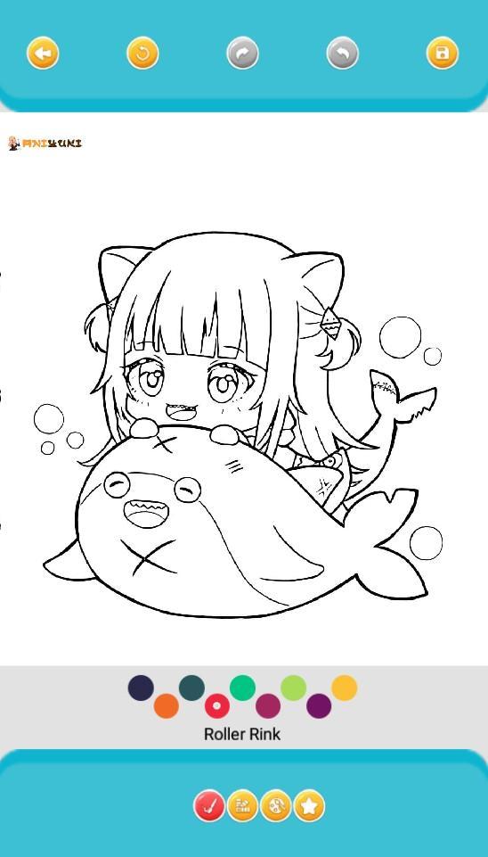 Gawr Gura Coloring Book screenshot image 2_Popularmodapk.com