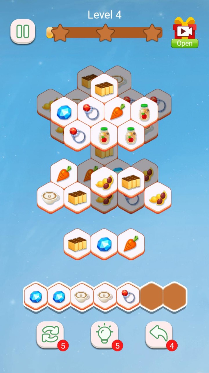 Hexagon Tile Match screenshot image 2_Popularmodapk.com