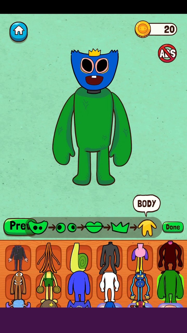Mix Monsters make over colors screenshot image 3_Popularmodapk.com