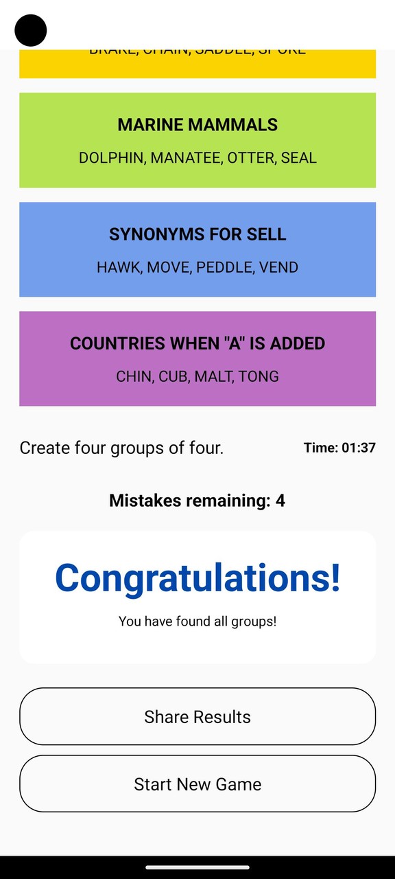 Connections Game screenshot image 5_Popularmodapk.com