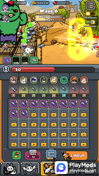 Cat Archers - Idle Defense<span>(No Ads)</span> screenshot image 5_Popularmodapk.com