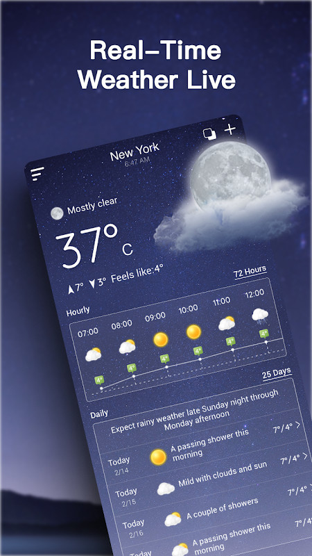 Live Weather Forecast screenshot image 2_Popularmodapk.com
