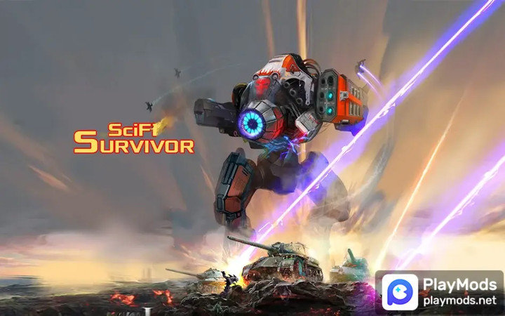 SciFi Survivor<span>(Free shopping)</span> screenshot image 1_Popularmodapk.com