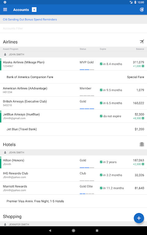 AwardWallet: Track Rewards screenshot image 2_Popularmodapk.com
