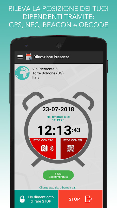 Rilevazione Presenze - Clock-in and clock-out screenshot image 5_Popularmodapk.com