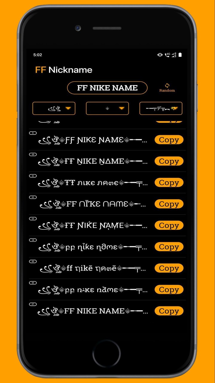 FF Name Creator - Nickname Generator For Games screenshot image 3_Popularmodapk.com