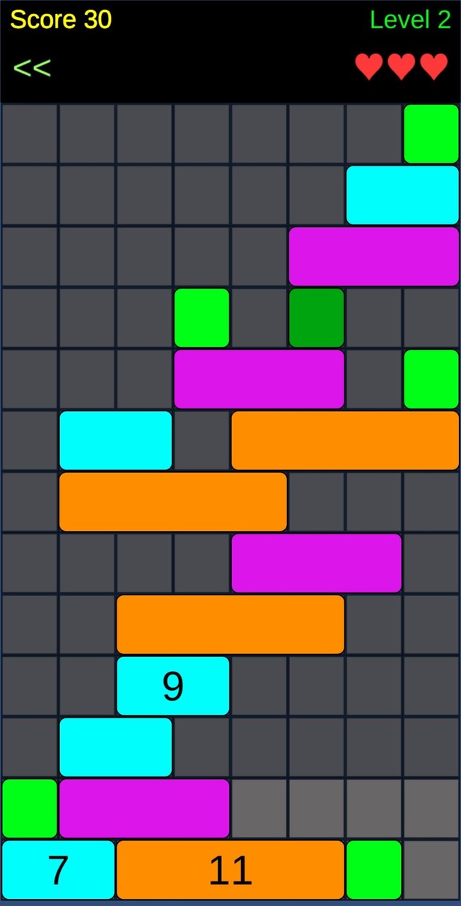 Countdown Blocks - Falling blo screenshot image 2_Popularmodapk.com