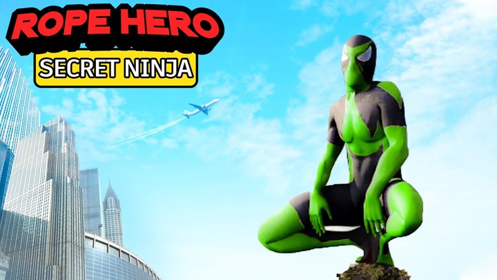 Rope Ninja Hero city rescue survival game screenshot image 2_Popularmodapk.com
