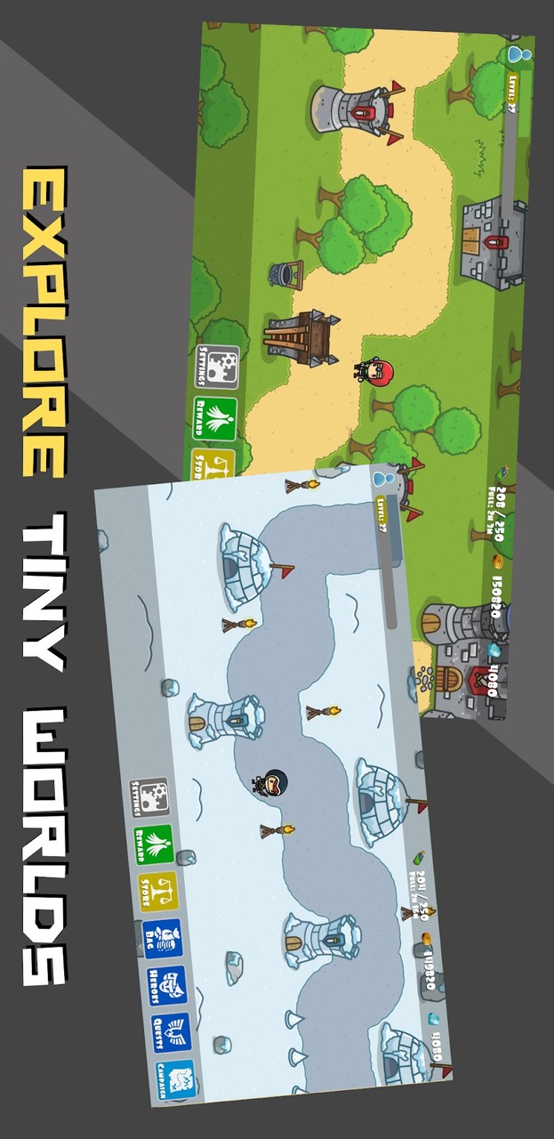 Spawnders - Tiny Hero RPG(No delay in skill release) screenshot image 7_Popularmodapk.com