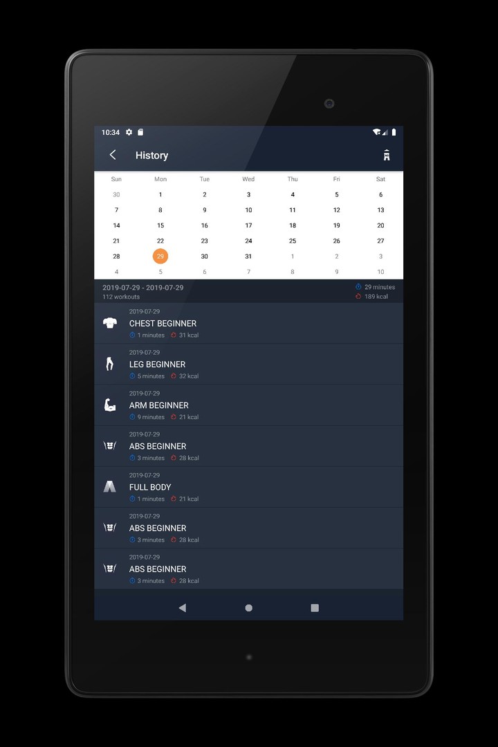 Home Workout - Work out at home - No Equipment screenshot image 13_Popularmodapk.com
