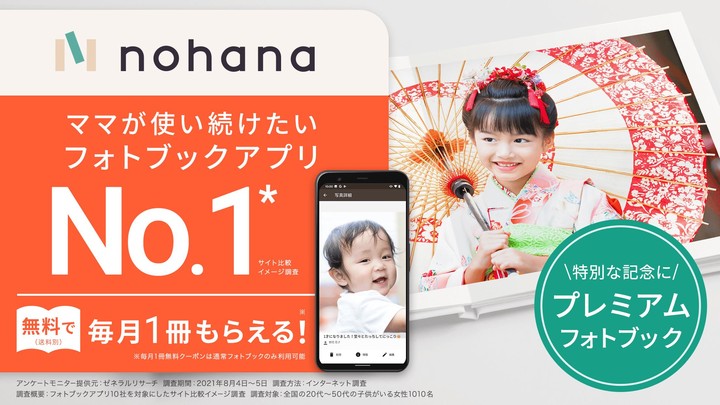 ノハナ フォトブックや写真アルバムの作成、フォトアルバム印刷 screenshot image 1_Popularmodapk.com