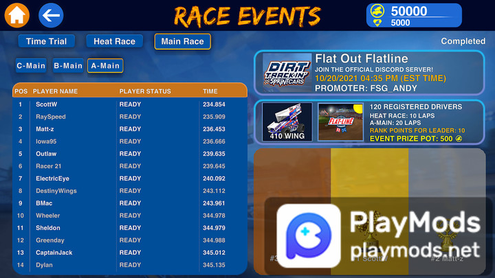 Dirt Trackin Sprint Cars<span>(Advanced Unlock)</span> screenshot image 2_Popularmodapk.com