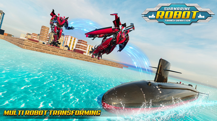 Navy Submarine War Robot Games screenshot image 4_Popularmodapk.com