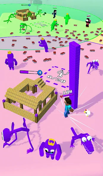 Rainbow io Outdo Craft Tower<span>(No Ads)</span> screenshot image 3_Popularmodapk.com