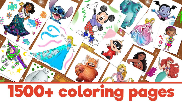 Disney Coloring World<span>(Unlock the full version)</span> screenshot image 1_Popularmodapk.com