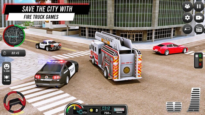 FireFighter:Fire Truck Driving screenshot image 5_Popularmodapk.com