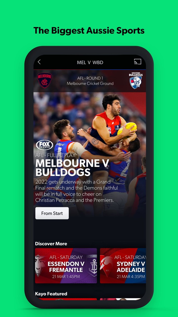 Kayo Sports - for Android TV screenshot image 23_Popularmodapk.com