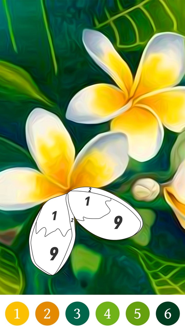 Flower Color by Number Game screenshot image 4_Popularmodapk.com