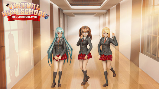Virtual High School Girl Life Simulator<span>(Unlimited Money)</span> screenshot image 2_Popularmodapk.com