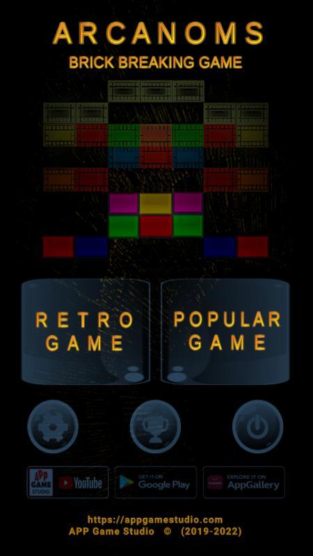 Brick Breaker Game Arcanoms screenshot image 1_Popularmodapk.com