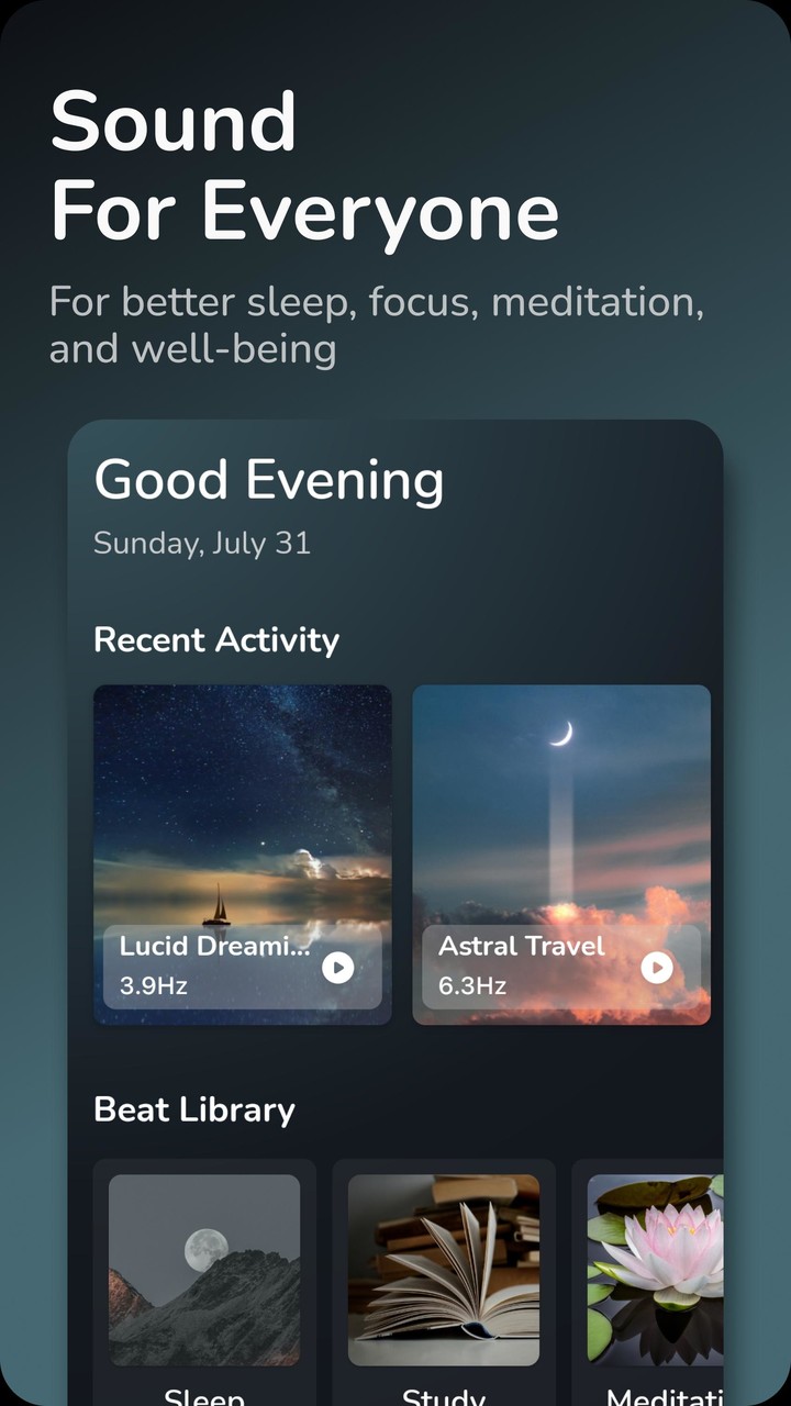 Binaural Beats Brain Waves screenshot image 6_Popularmodapk.com