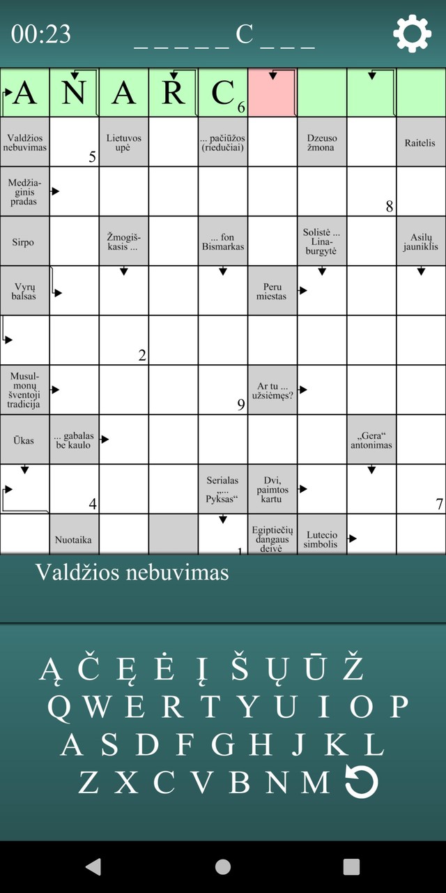 Kryžiažodžiai screenshot image 4_Popularmodapk.com