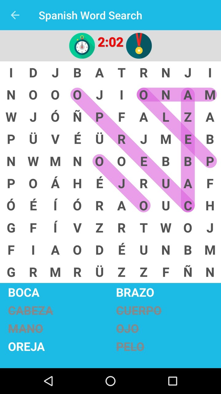 Spanish Word Search Game screenshot image 1_Popularmodapk.com