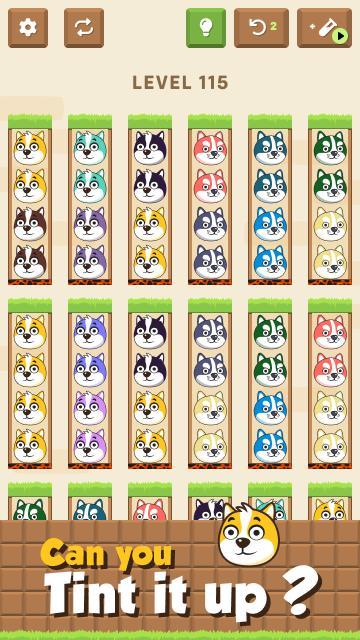 Dog Sort Puzzle - Save the Dog screenshot image 3_Popularmodapk.com