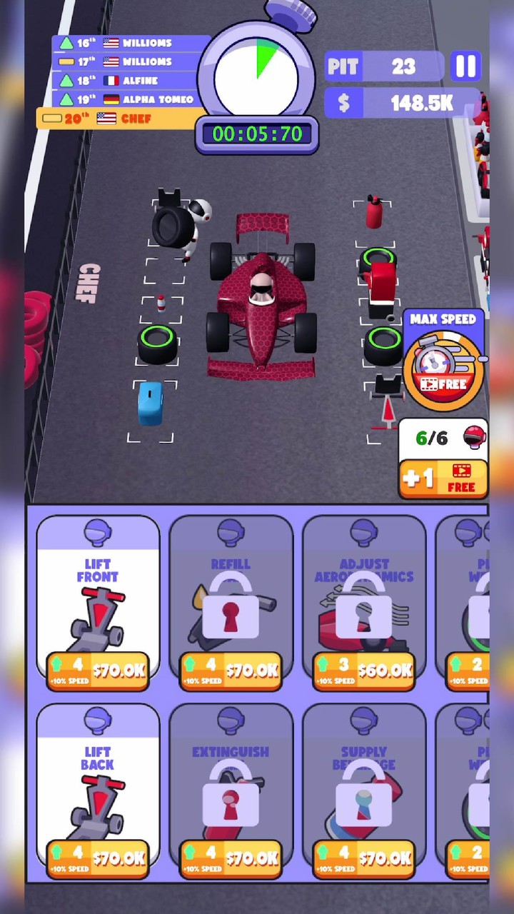 Pit Stop Idle screenshot image 4_Popularmodapk.com