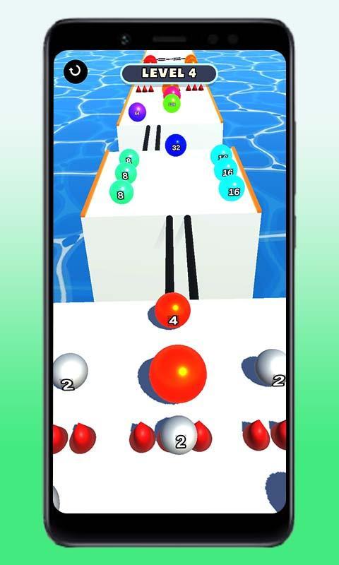 Color Balls Merge Roll Run 3D screenshot image 5_Popularmodapk.com