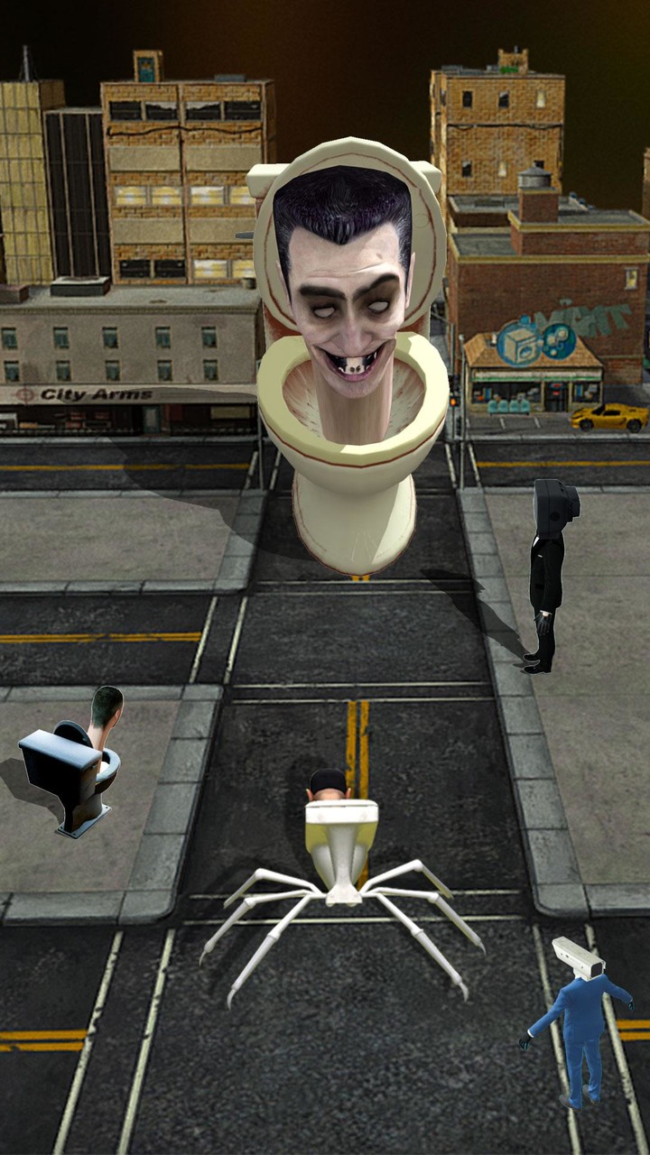Toilet Survival - Runner Games screenshot image 4_Popularmodapk.com