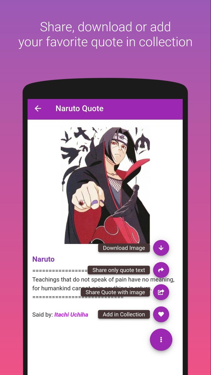 100000+ Anime Quotes screenshot image 1_Popularmodapk.com